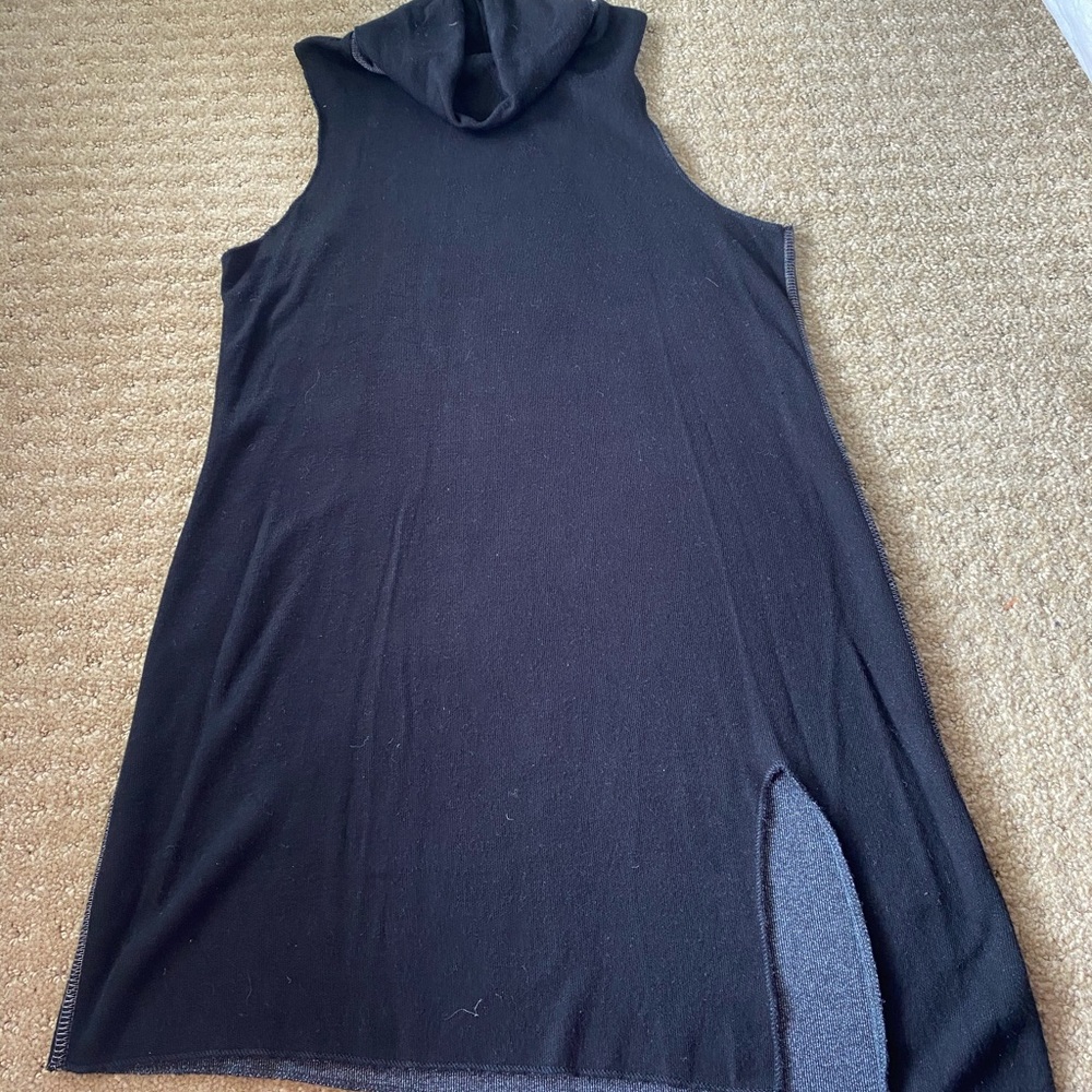 Nation LTD black side slit mini dress